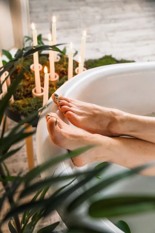 Herbal spa detox pedicure with aromatherapy at Amazing Nail Spa