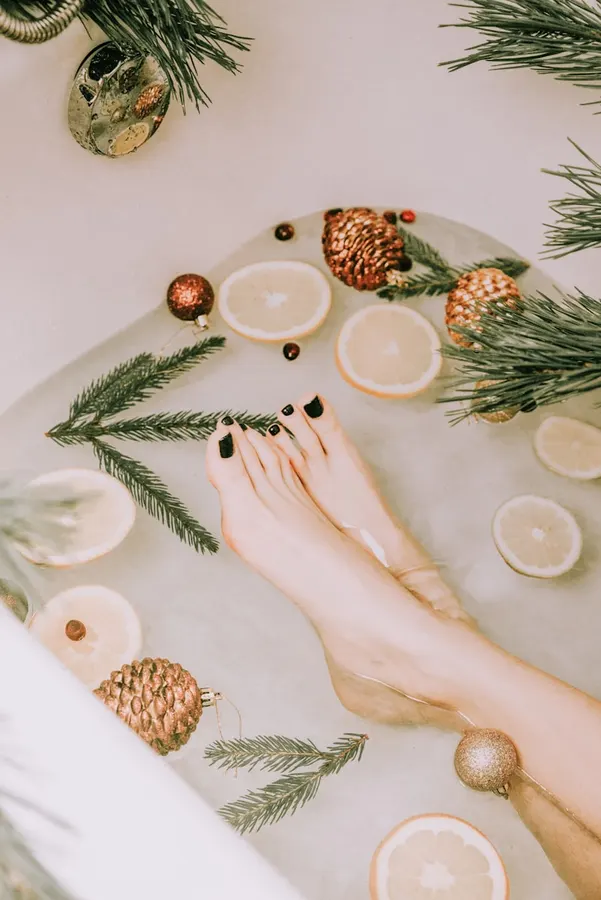 Lemon refresh pedicure with citrus scrub at Amazing Nail Spa